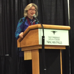 Fellows Inductee Janet Norton speaking